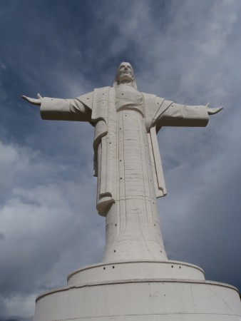 El Christo, hij waakt over Cochabamba!