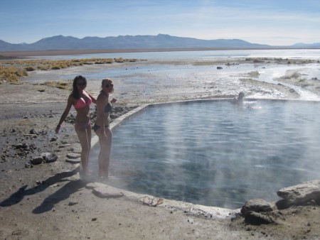 Lekker badderen in een thermaal bad!